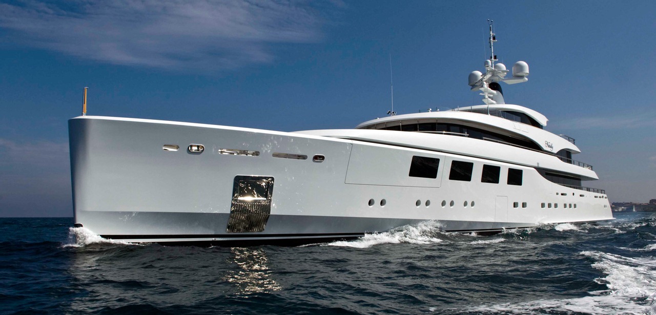 Superyacht NATALY at her sea trials in Italy &ndash; images by Benetti Yachts
